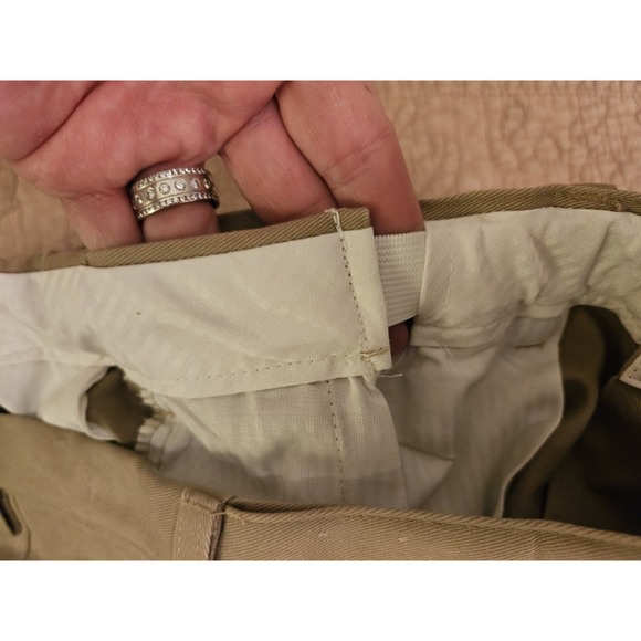 NWOT Lands' End Traditional Fit Men's Khaki Chino Shorts, Size 34 - Picture 8 of 8